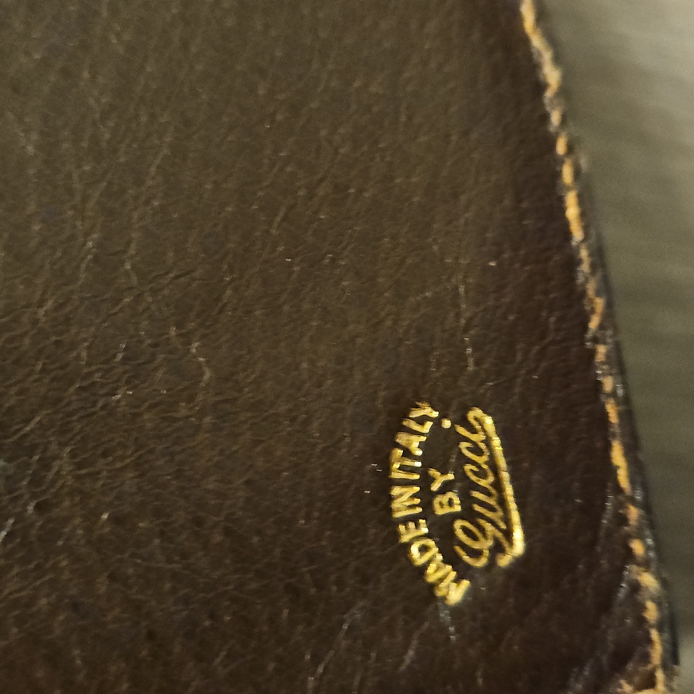 Rare Vintage Monogram Gucci Wallet Authentic - Picture 8 of 12
